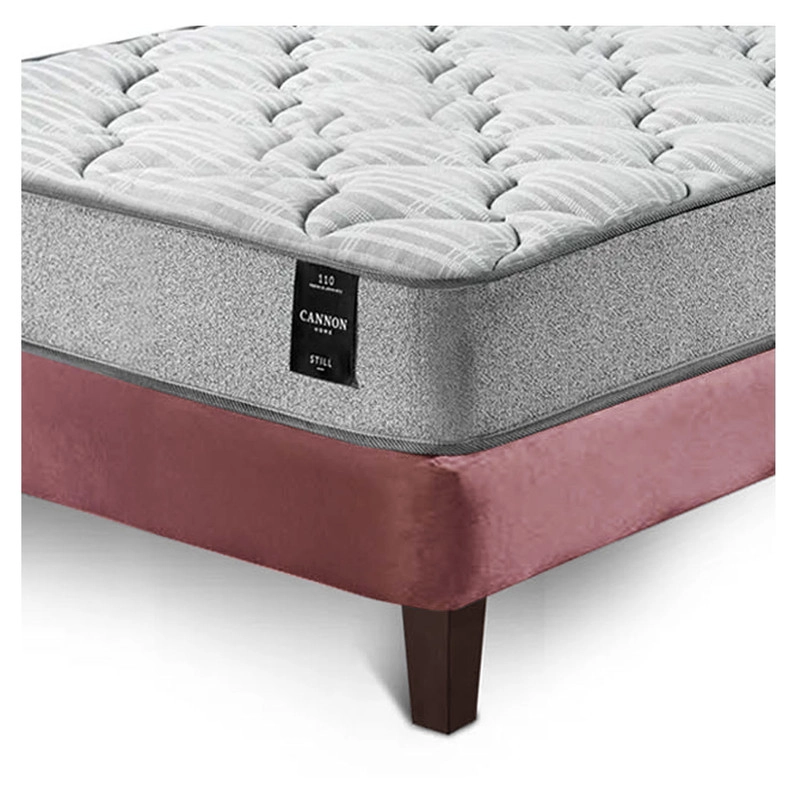 COMBO CAMA CANNON 1.5 PLAZA TEXTIL + RESPALDO TELA - 8