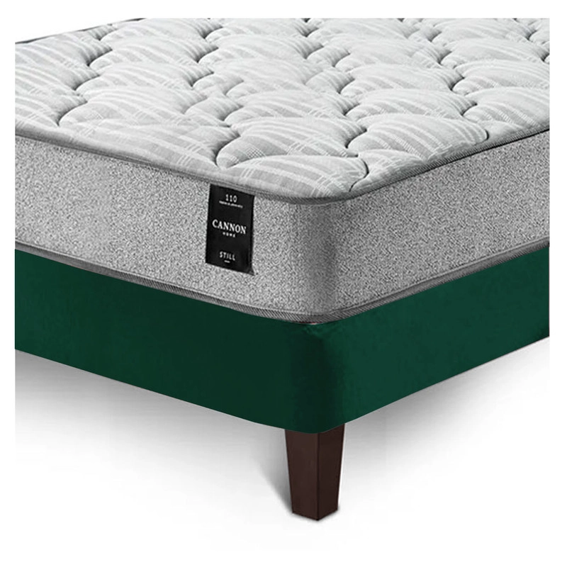 COMBO CAMA CANNON 1.5 PLAZA TEXTIL + RESPALDO TELA - 8