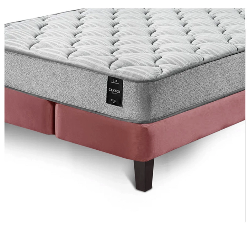 COMBO CAMA CANNON 2 PLAZAS+2 ALMOHADAS+SABANAS+RESPALDO TELA - 8