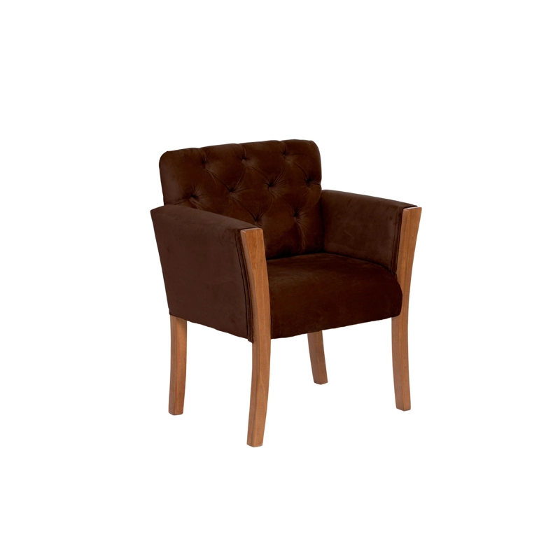 JUEGO DE LIVING 3-1 SECCIONAL INTERCAMBIABLE VENECIA TELA VELVET CHOCOLATE + SITIAL KIEL CHOCOLATE - 4
