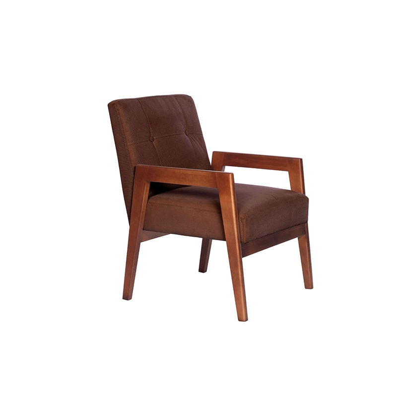 JUEGO DE LIVING 3-1 SOFA VENECIA 3C TELA VELVET CHOCOLATE + SITIAL MUNICH TELA CHOCOLATE - 3