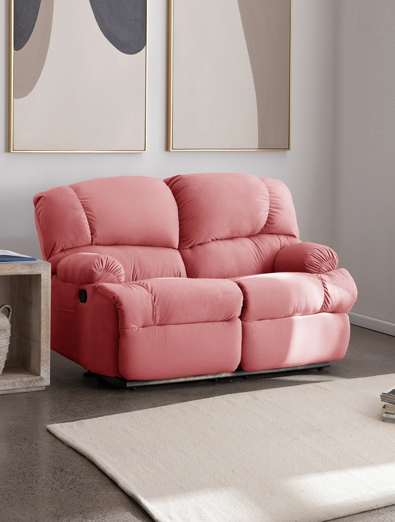 BERGERE PERUGIA RECLINABLE 2 CUERPOS TELA VELVET - 2