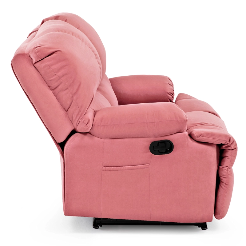 BERGERE PERUGIA RECLINABLE 2 CUERPOS TELA VELVET - 4
