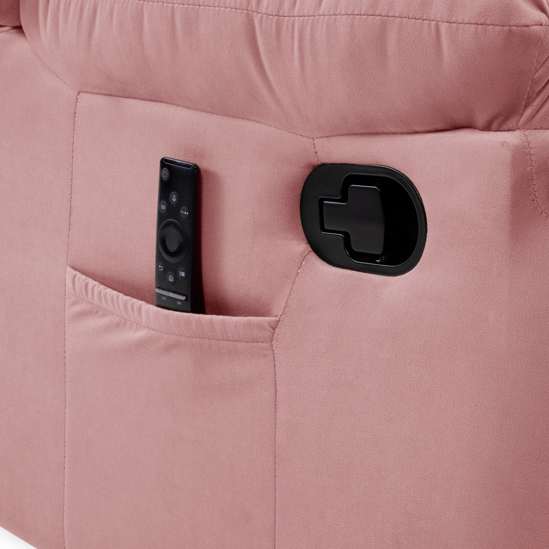 BERGERE PERUGIA RECLINABLE 2 CUERPOS TELA VELVET - 5