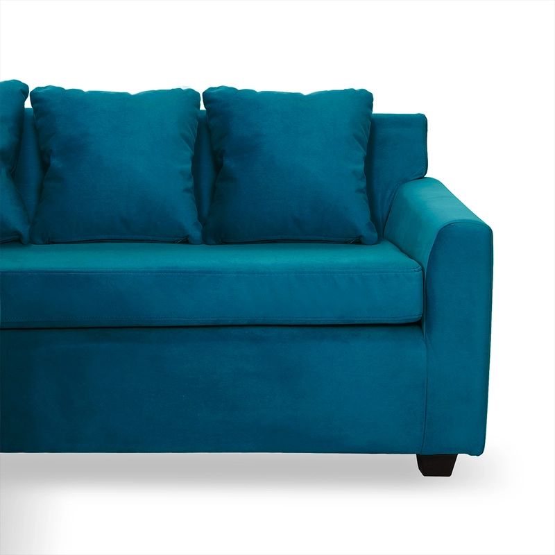 SECCIONAL LUCCA 3 CUERPOS TELA VELVET - 6