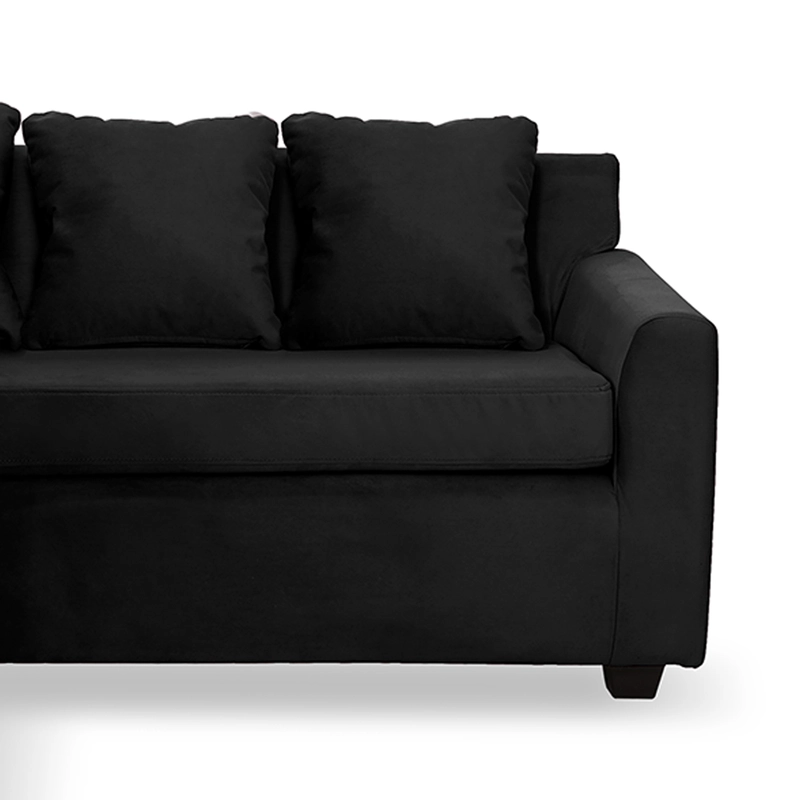 SECCIONAL LUCCA 3 CUERPOS TELA VELVET - 6