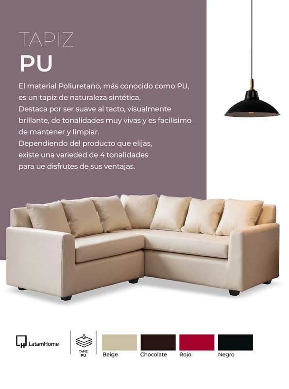 SECCIONAL LUCCA 3C PU - 5