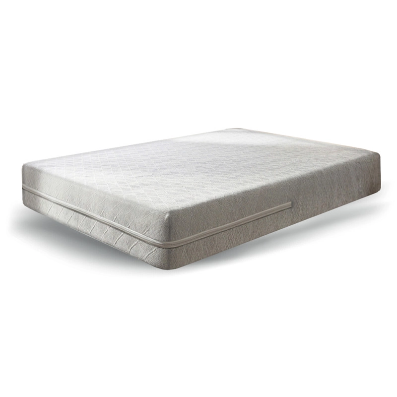 CAMA EUROPEA ZEN BEST 2 PLAZAS 190 CM COLCHON ESPUMA CON FUNDA VELVET + RESPALDO - 5