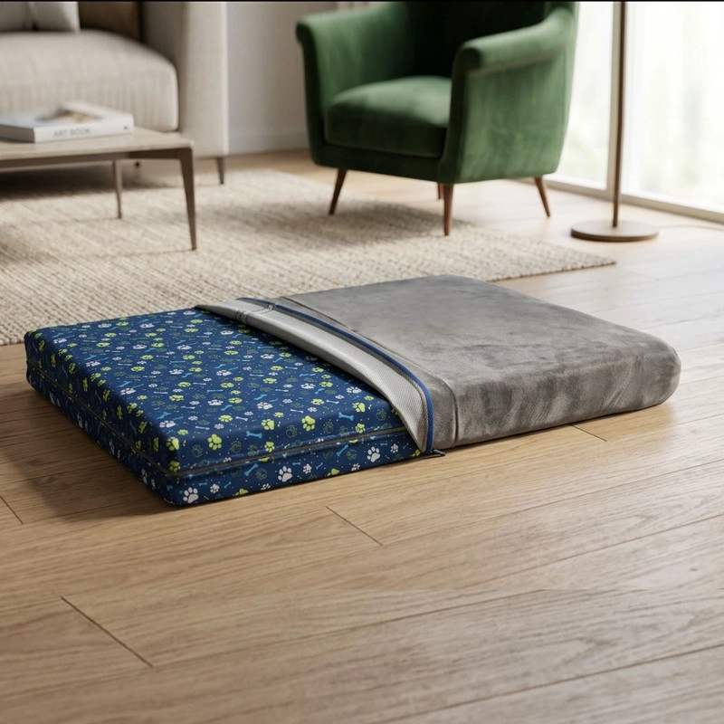 COLCHON PARA MASCOTA IMPERMEABLE VELVET 70X100 CM - 2