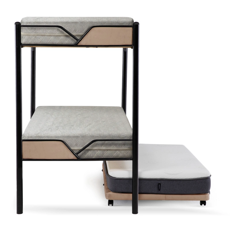 CAMAROTE TRIPLE ZEN METALICO  + COLCHONES BEST ESPUMA 1.5 PLAZAS - 2