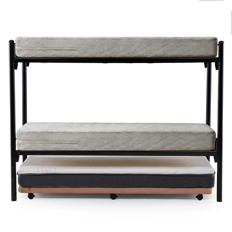 CAMAROTE TRIPLE ZEN METALICO  + COLCHONES BEST ESPUMA 1.5 PLAZAS - 3