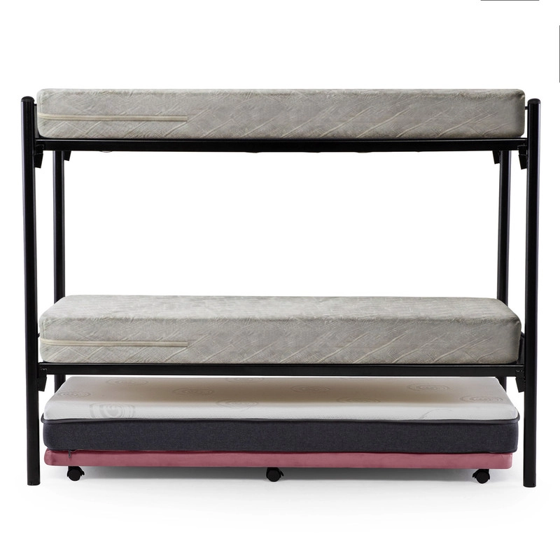 CAMAROTE TRIPLE ZEN METALICO  + COLCHONES BEST ESPUMA 1.5 PLAZAS - 3