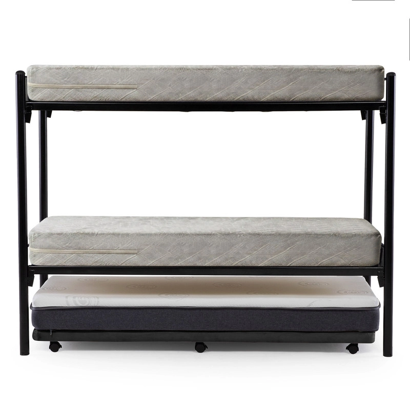 CAMAROTE TRIPLE ZEN METALICO  + COLCHONES BEST ESPUMA 1.5 PLAZAS - 3