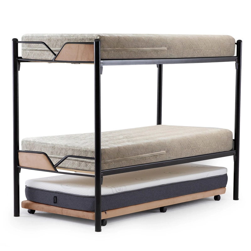 CAMAROTE TRIPLE ZEN METALICO  + COLCHONES BEST ESPUMA 1.5 PLAZAS - 6