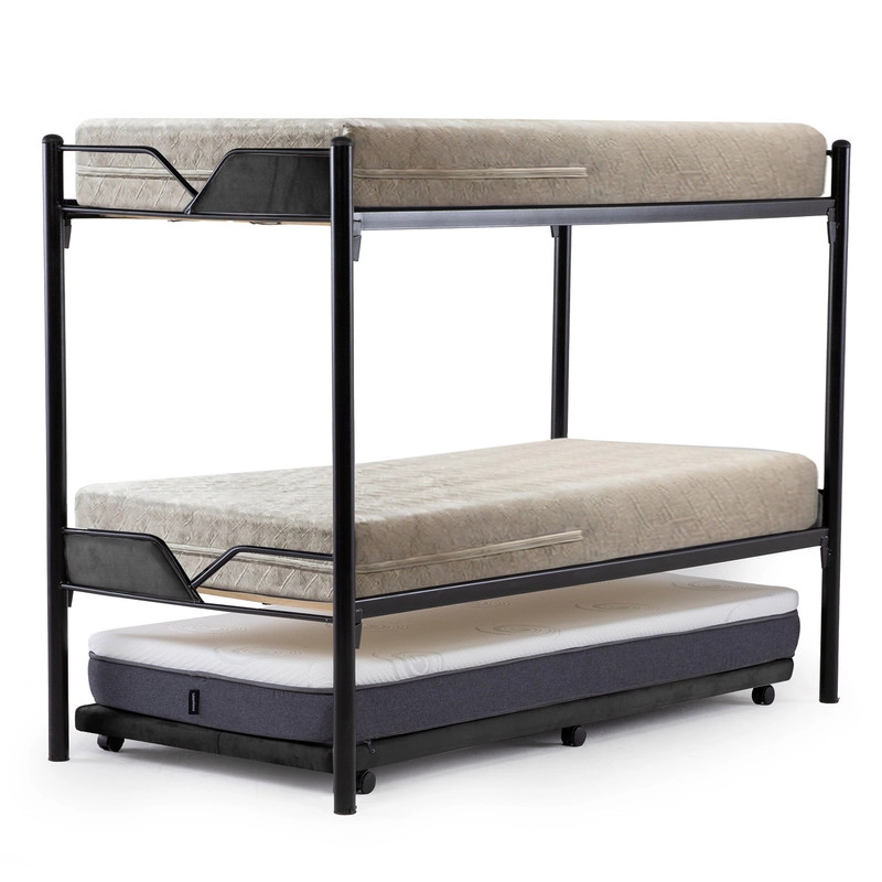 CAMAROTE TRIPLE ZEN METALICO  + COLCHONES BEST ESPUMA 1.5 PLAZAS - 6