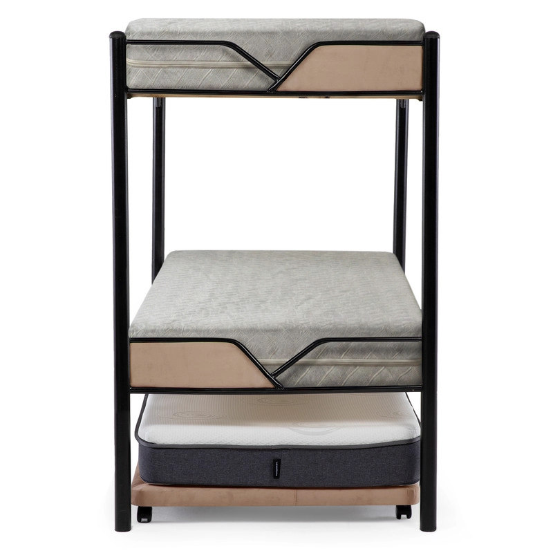 CAMAROTE TRIPLE ZEN METALICO  + COLCHONES BEST ESPUMA 1.5 PLAZAS - 7