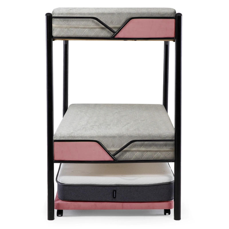CAMAROTE TRIPLE ZEN METALICO  + COLCHONES BEST ESPUMA 1.5 PLAZAS - 7