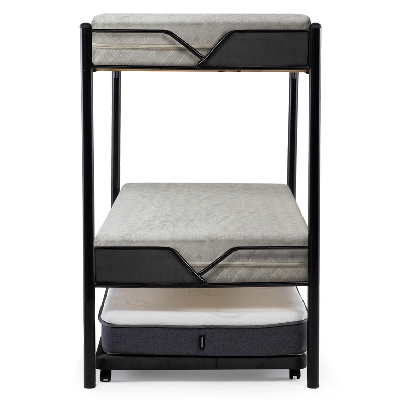 CAMAROTE TRIPLE ZEN METALICO  + COLCHONES BEST ESPUMA 1.5 PLAZAS - 7