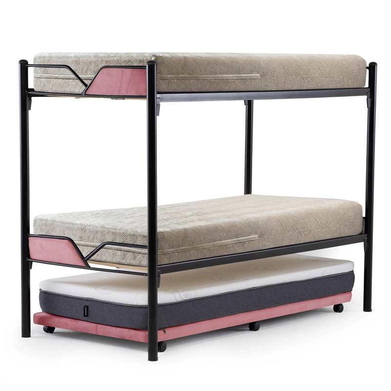 CAMAROTE TRIPLE ZEN METALICO  + COLCHONES BEST ESPUMA 1 PLAZA - 6