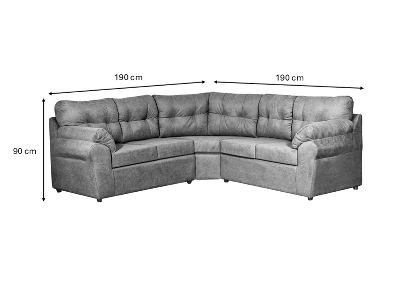 SOFA SECCIONAL POLONIA 2.1.2 TELA - 9