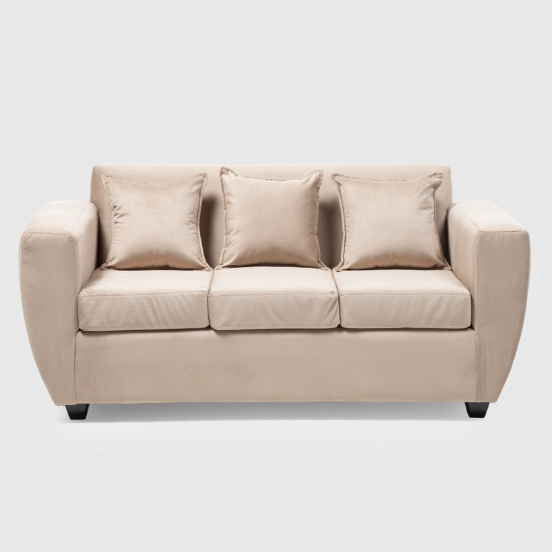 LIVING KANSAS 3 CUERPOS + 2 POUF FELPA - 2