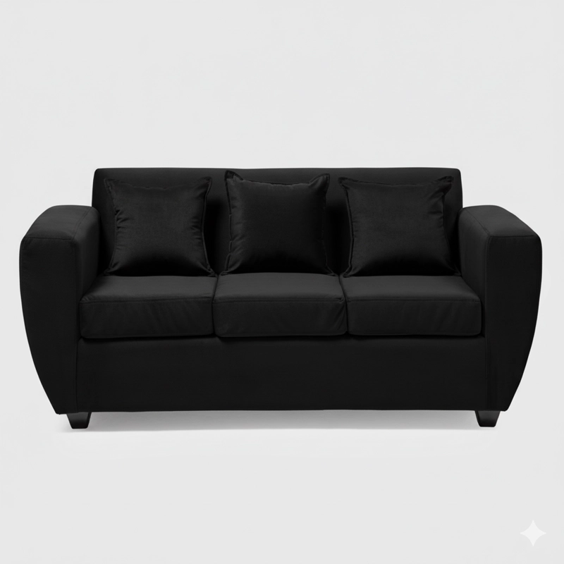 LIVING KANSAS 3 CUERPOS + 2 POUF FELPA - 4