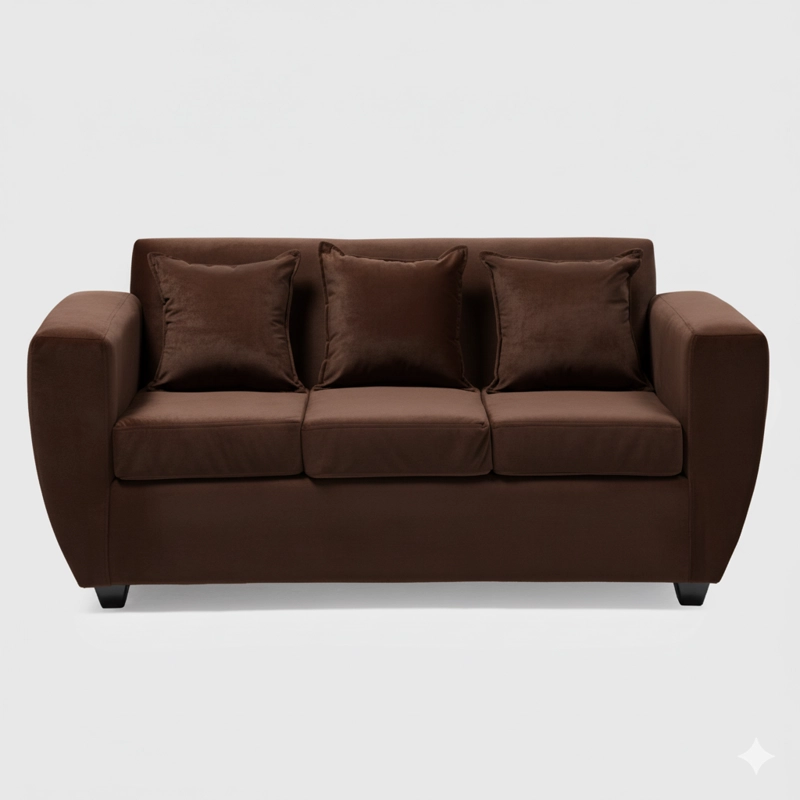 LIVING KANSAS 3 CUERPOS + 2 POUF FELPA - 4