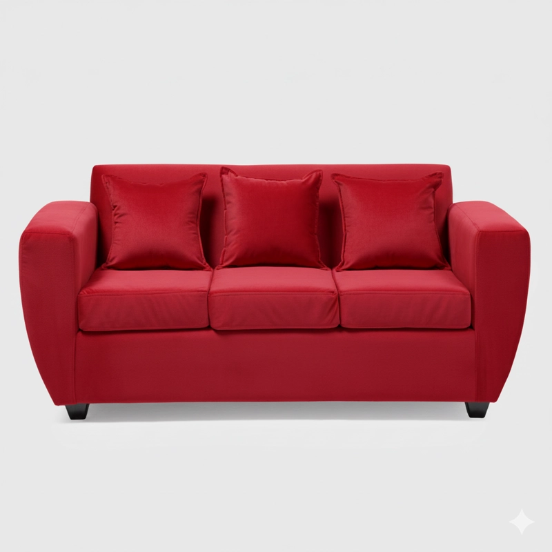 LIVING KANSAS 3 CUERPOS + 2 POUF FELPA - 4