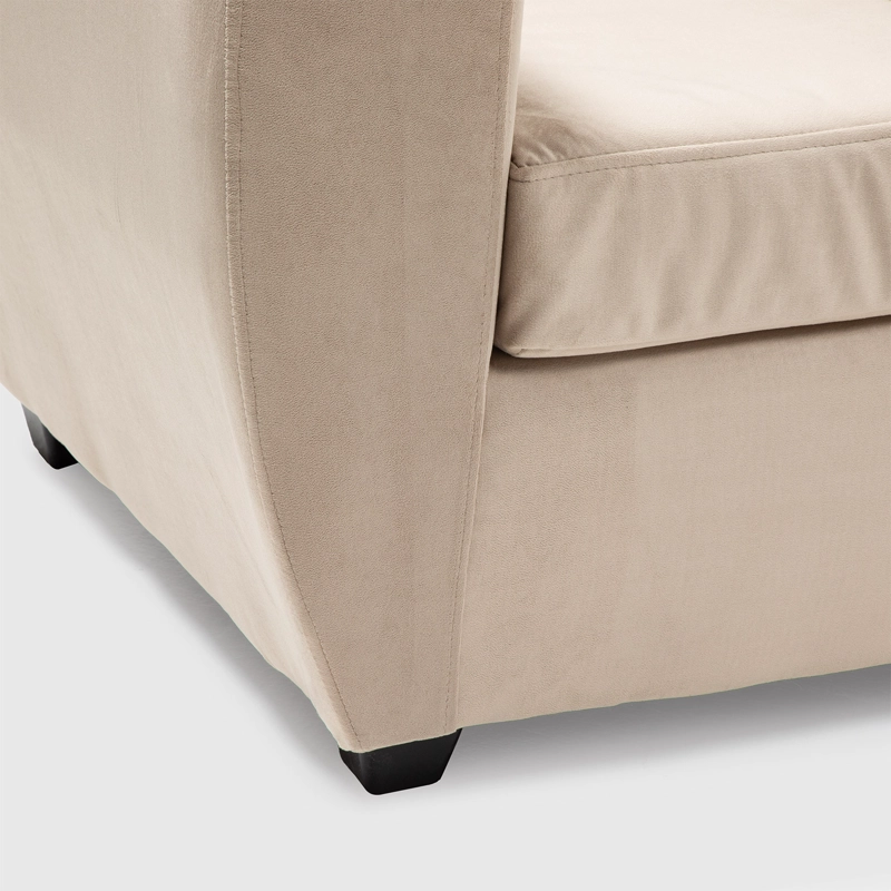 LIVING KANSAS 3 CUERPOS + 2 POUF FELPA - 7