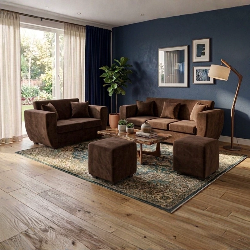 LIVING KANSAS 3.2+ 2 POUF FELPA - 1
