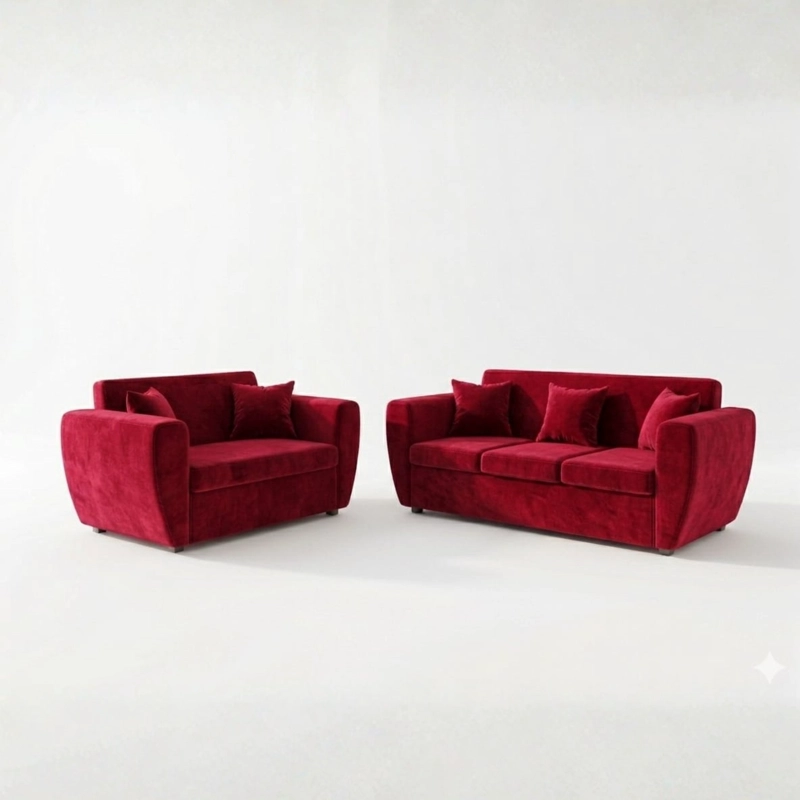 LIVING KANSAS 3.2+ 2 POUF FELPA - 3