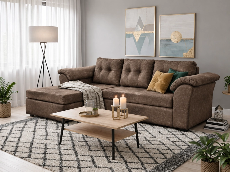 SOFA MODULAR LAOS 3.1 INTERCAMBIABLE CUERO SINTETICO - 1