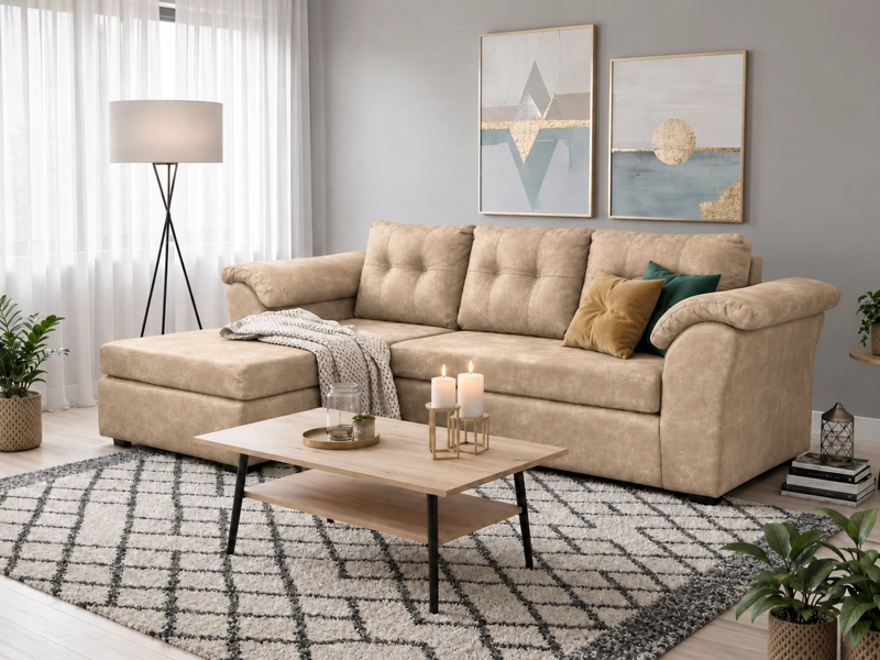 SOFA MODULAR LAOS 3.1 INTERCAMBIABLE CUERO SINTETICO - 1