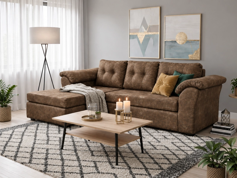 SOFA MODULAR LAOS 3.1 INTERCAMBIABLE CUERO SINTETICO - 1