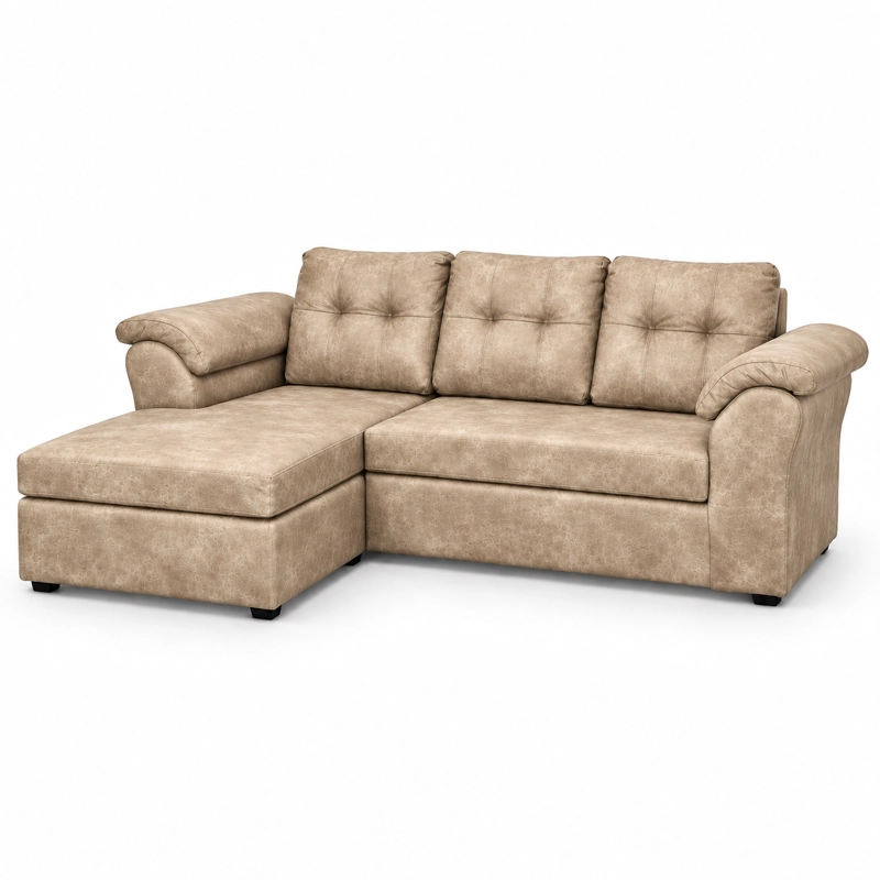 SOFA MODULAR LAOS 3.1 INTERCAMBIABLE CUERO SINTETICO - 3