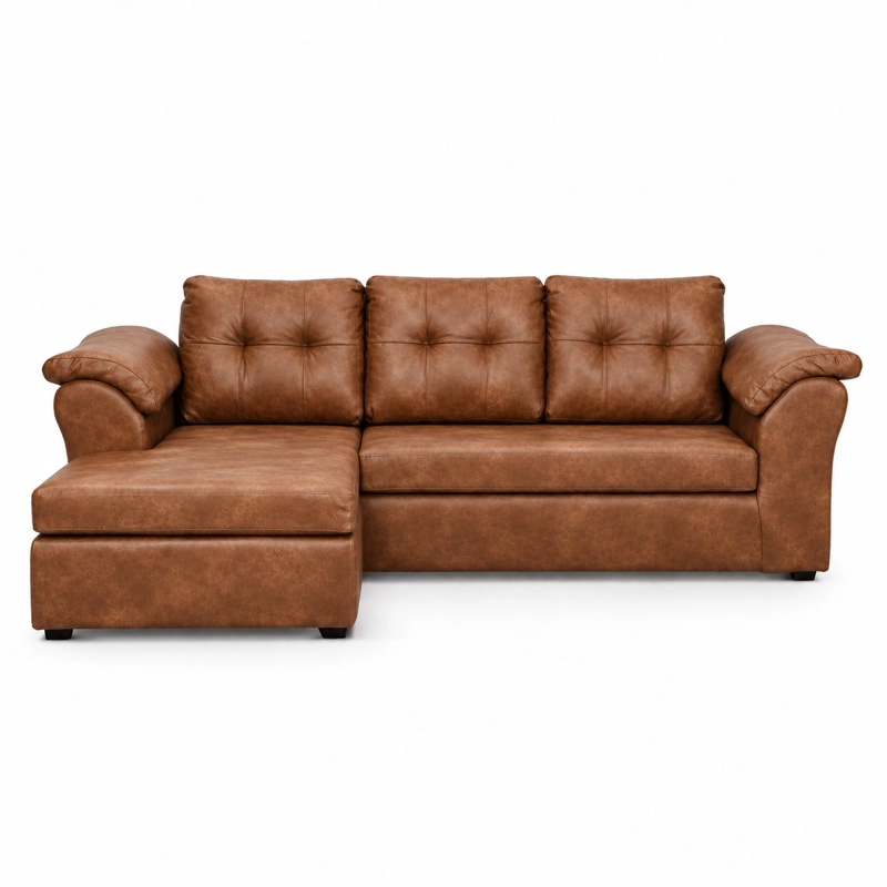 SOFA MODULAR LAOS 3.1 INTERCAMBIABLE CUERO SINTETICO - 3