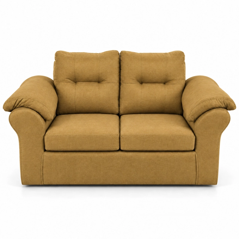 SOFA DECO OUTLET GRIS LAOS 2 CUERPOS TELA - 4