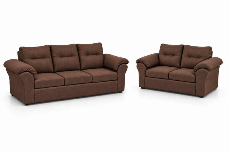 JUEGO DE LIVING DECO OUTLET  LAOS 3-2 CUERPOS TELA - 2