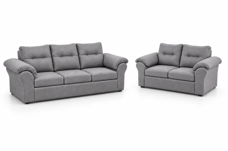 JUEGO DE LIVING DECO OUTLET  LAOS 3-2 CUERPOS TELA - 2