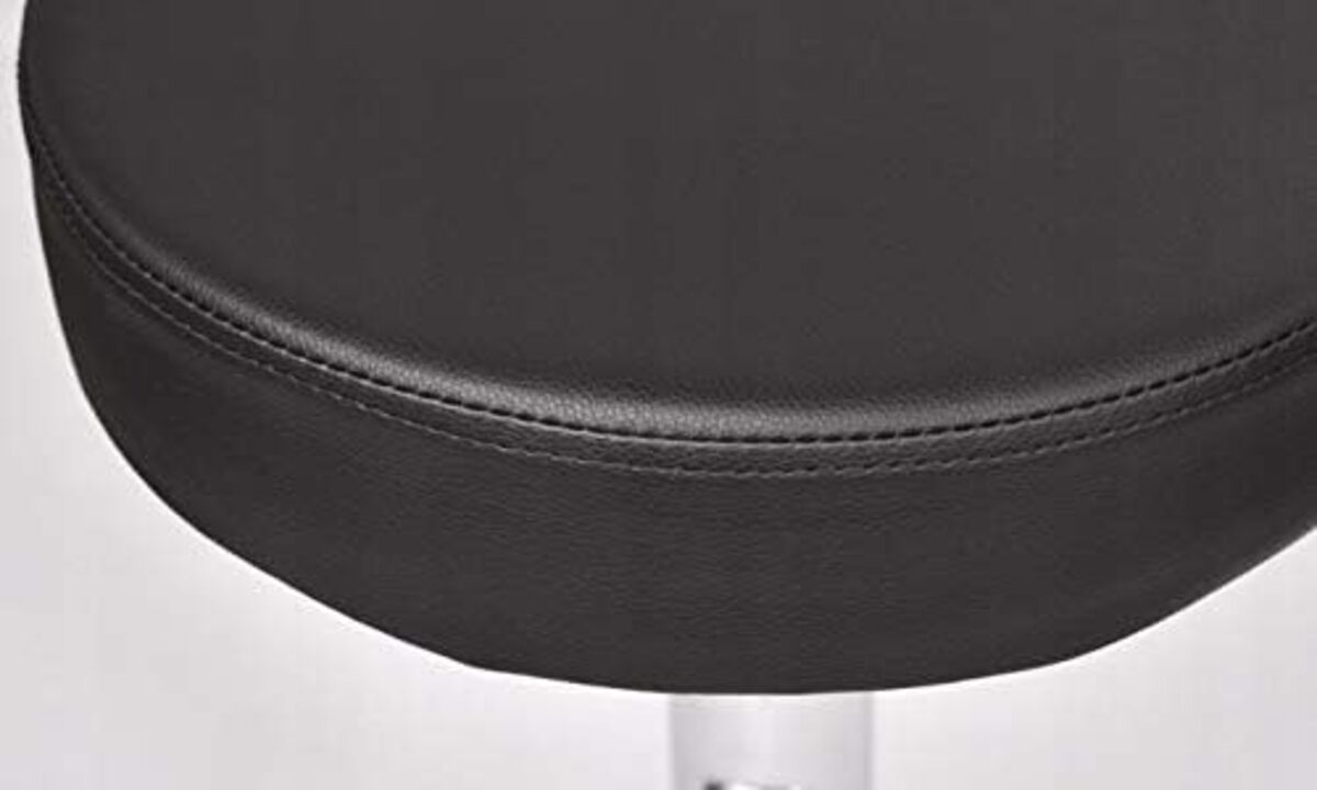 TABURETE PISO BAR ALTURA REGULABLE EN COLOR NEGRO - 2