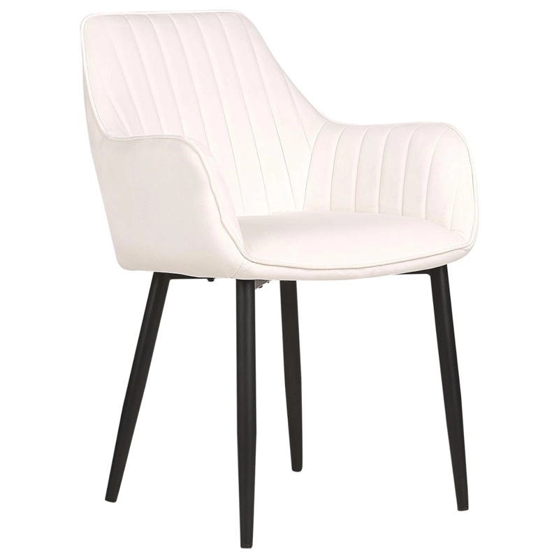 SILLA BUTACA SILLÓN POLTRONA VELVET PATAS EN COLOR NEGROS - 1