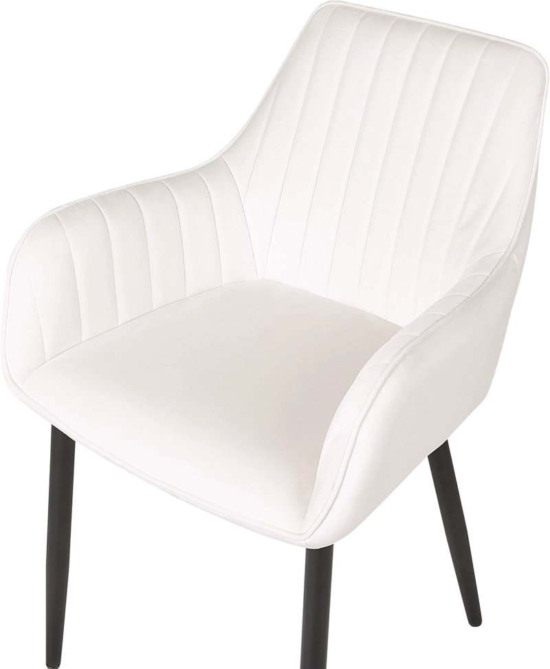 SILLA BUTACA SILLÓN POLTRONA VELVET PATAS EN COLOR NEGROS - 3