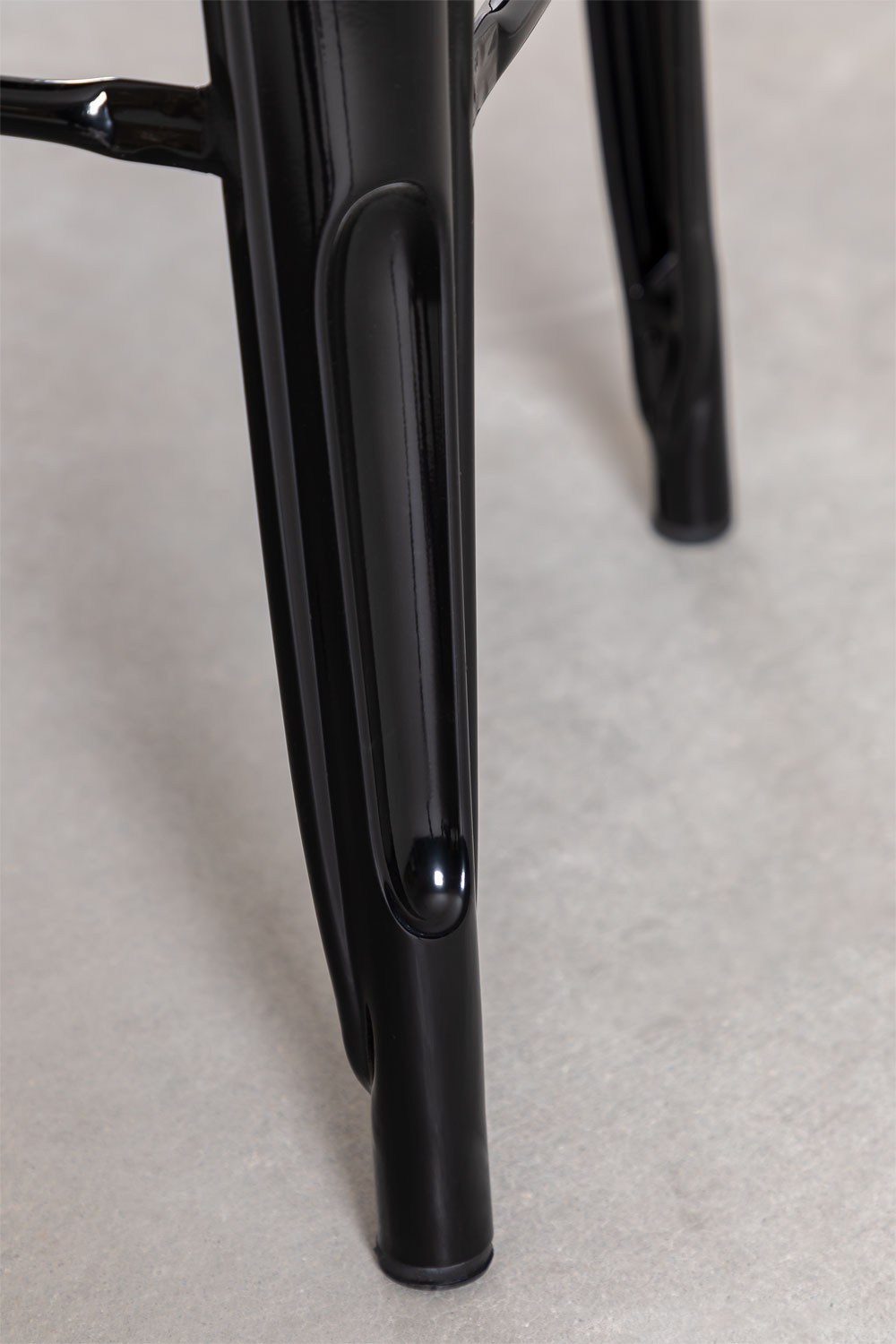 TABURETE TOLIX CLASICO EN COLOR NEGRO 66CM - 6
