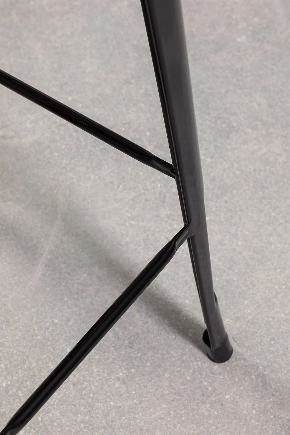 TABURETE TOLIX MADERA EN COLOR NEGRO 66CM - 5