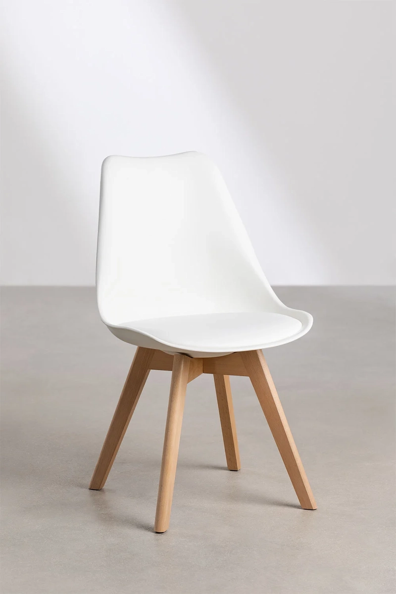 PACK 4 SILLAS EAMES ACOLCHADA EN COLOR BLANCOS - 2