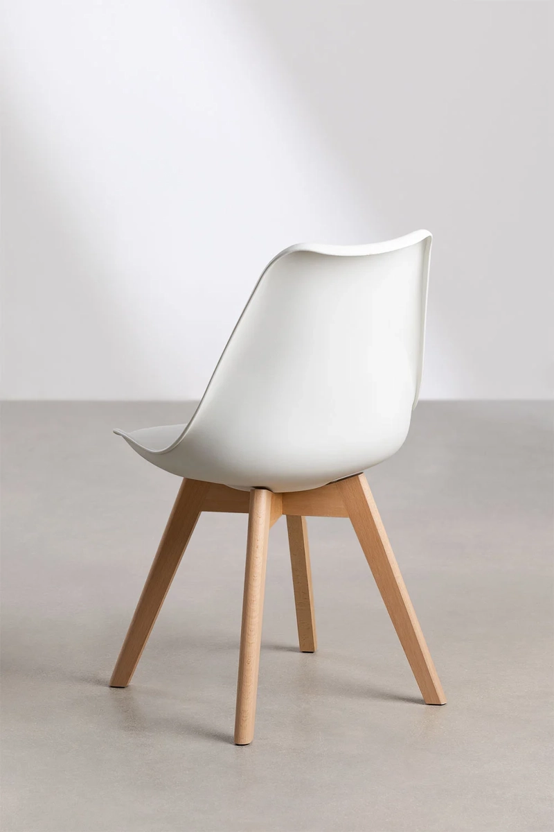 PACK 4 SILLAS EAMES ACOLCHADA EN COLOR BLANCOS - 4
