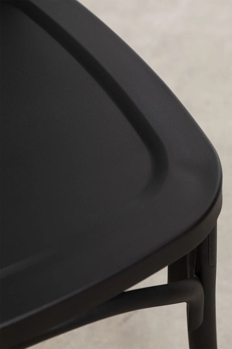 SILLA CROSSBACK EN COLOR NEGRO - 5