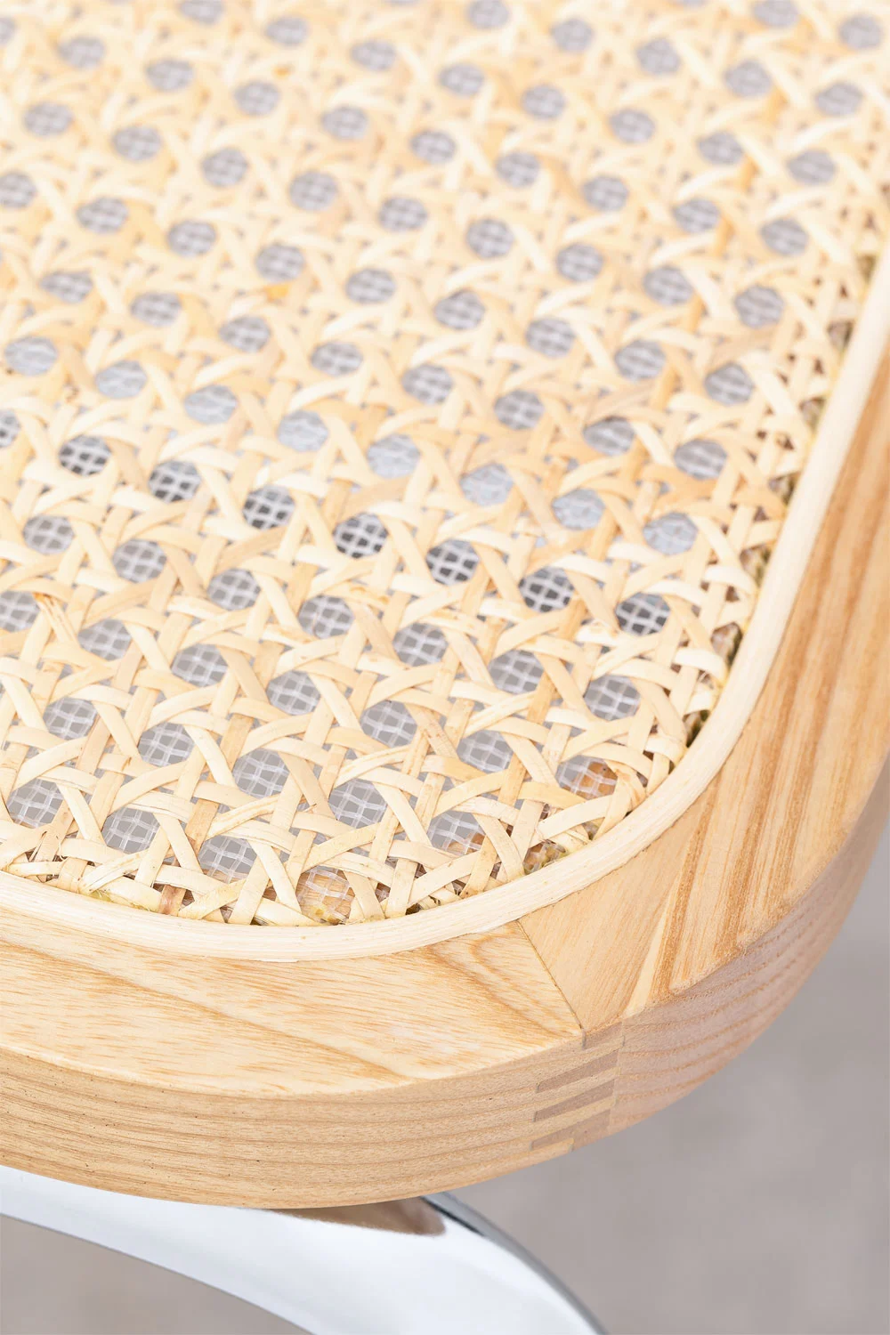 SILLA BREUER NATURAL MADERA Y RATÁN - 5