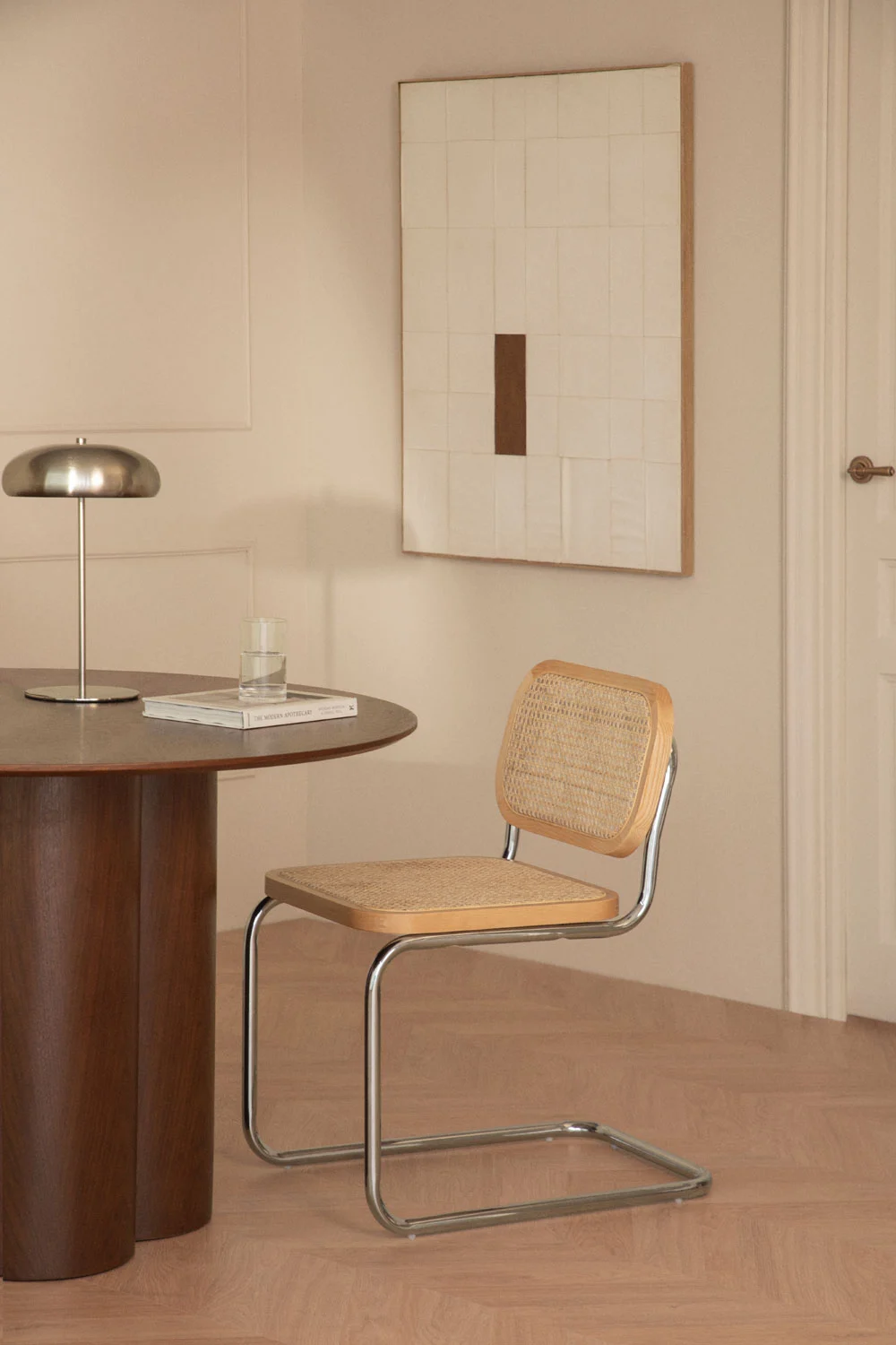 SILLA BREUER NATURAL MADERA Y RATÁN - 6