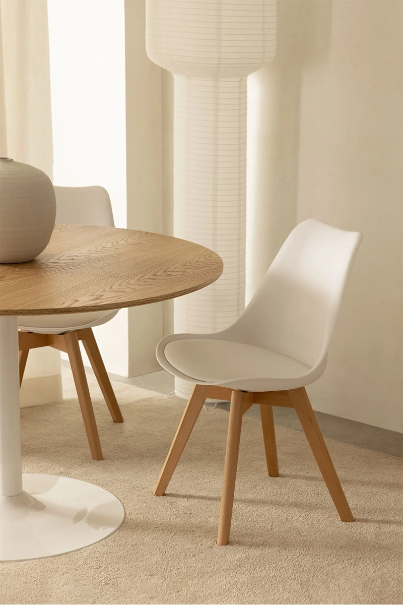 PACK 6 SILLAS EAMES ACOLCHADA EN COLOR BLANCOS - 8